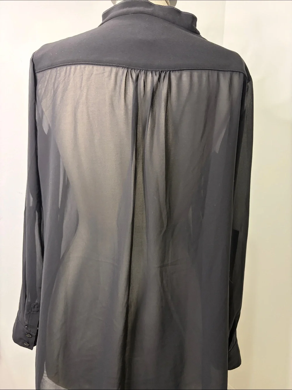 Joseph Ribkoff Black and Cream Layered Top - Picture 9 of 10